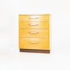 1939 Flexible Home Arrangements Birch 4-Drawer Dresser by Eliel Saarinen, J. Robert Swanson, Pipsan Saarinen Swanson for Johnson Furniture Co. in Birch