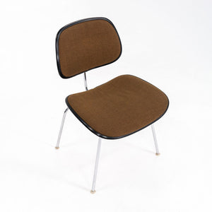 1970s Herman Miller Eames DCMU Chair with Brown Alexander Girard Hopsack Fabric