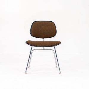 1970s Herman Miller Eames DCMU Chair with Brown Alexander Girard Hopsack Fabric