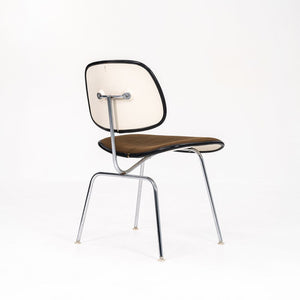 1970s Herman Miller Eames DCMU Chair with Brown Alexander Girard Hopsack Fabric