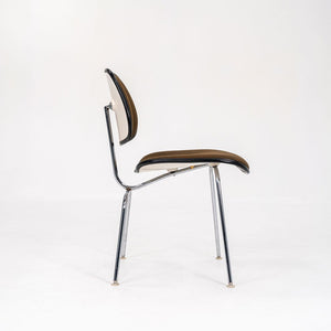 1970s Herman Miller Eames DCMU Chair with Brown Alexander Girard Hopsack Fabric