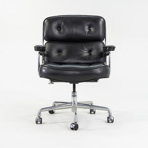 SOLD 2002 Time Life Executive Desk Chair by Charles and Ray Eames for Herman Miller in Black Leather