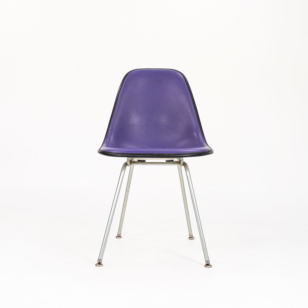 SOLD 1970s Set of Four Herman Miller Eames DSX Dining Chairs with H Bases