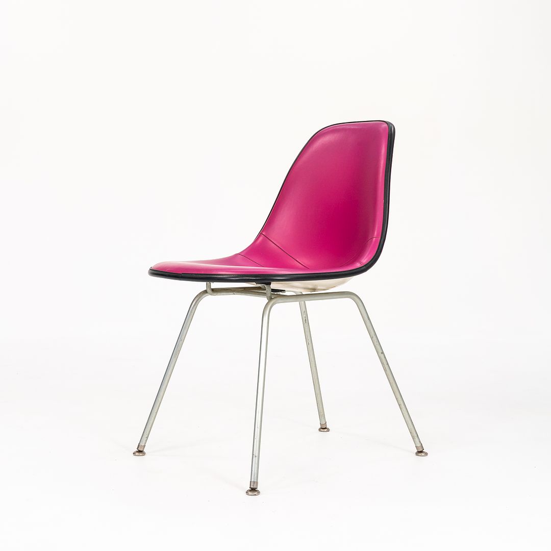 SOLD 1970s Set of Four Herman Miller Eames DSX Dining Chairs with H Bases