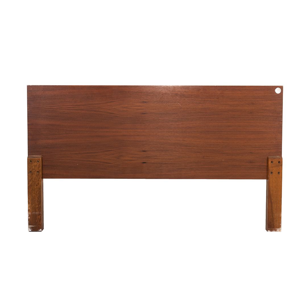 1958 Walnut Headboard by George Nelson for Herman Miller Walnut