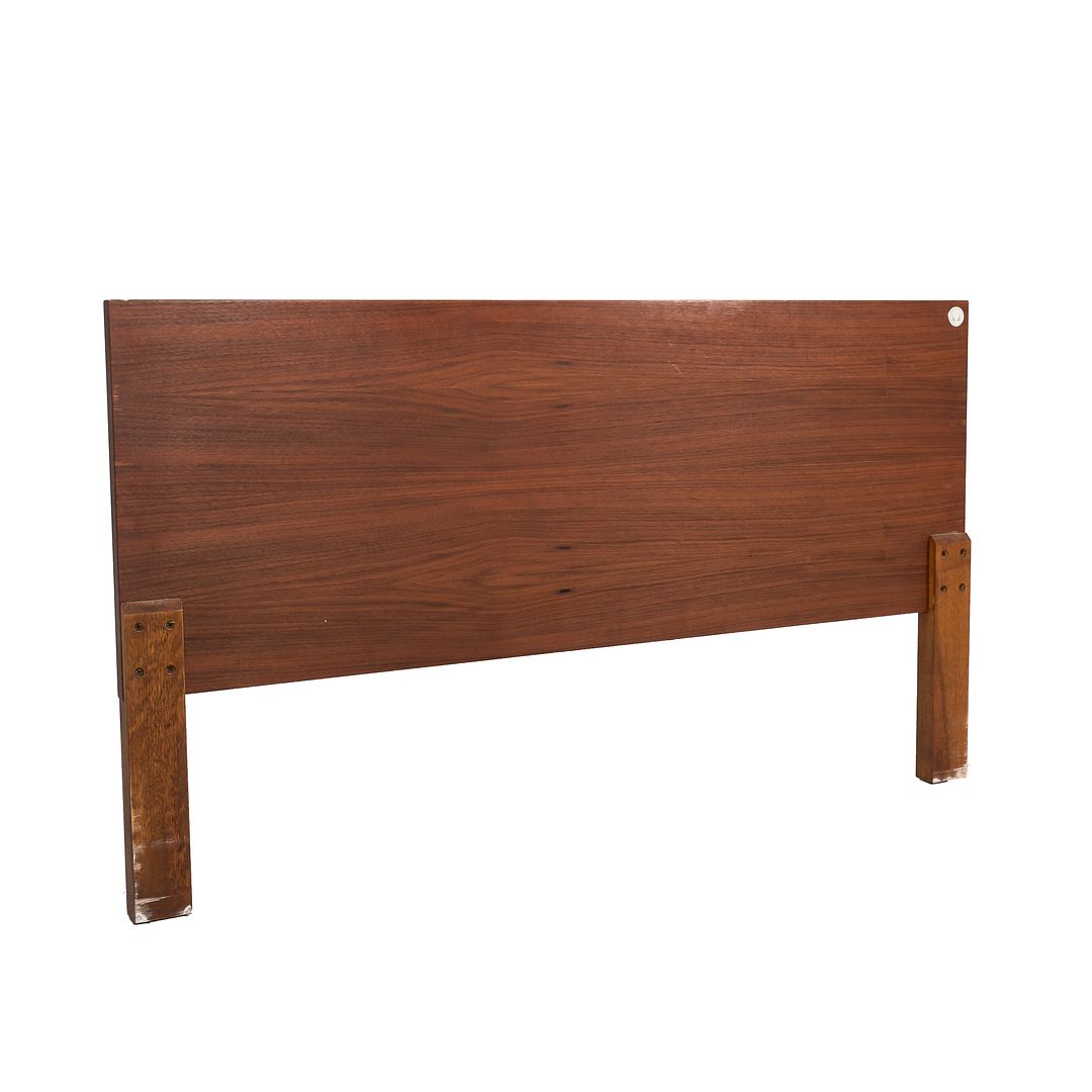 1958 Walnut Headboard by George Nelson for Herman Miller Walnut