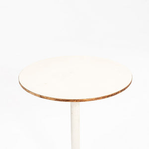 1950s Pedestal Side Table by George Nelson for Herman Miller with Wood Tabletop