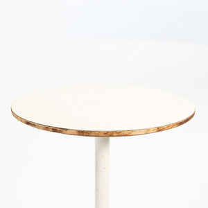 1950s Pedestal Side Table by George Nelson for Herman Miller with Wood Tabletop