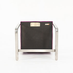 1960s Set of Four Stainless Steel Flat Bar Brno Armchairs, Model MR50, by Mies van der Rohe and Lily Reich