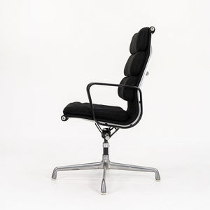 1979 Soft Pad Executive Desk Chair by Charles and Ray Eames for Herman Miller in Black Hopsack Fabric