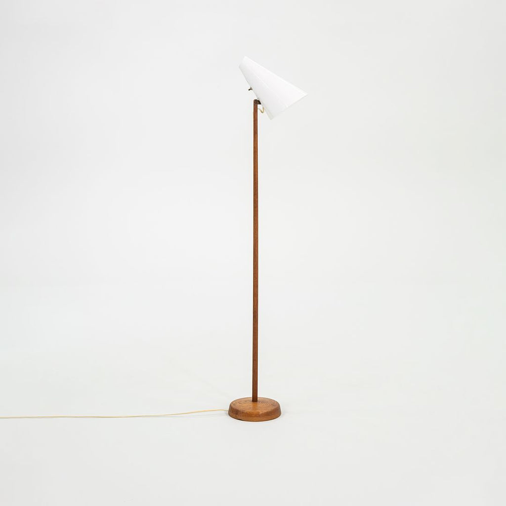 1960S Floor Lamp By Uno and Osten Kristiansson For Luxus in Teak and Acrylic