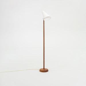 1960S Floor Lamp By Uno and Osten Kristiansson For Luxus in Teak and Acrylic