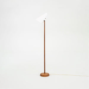 1960S Floor Lamp By Uno and Osten Kristiansson For Luxus in Teak and Acrylic