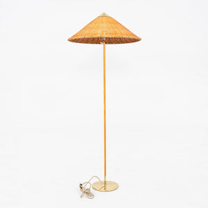 2024 Paavo Tynell for GUBI 9602 Floor Lamp "Chinese Hat" Wicker Shade 3x Avail