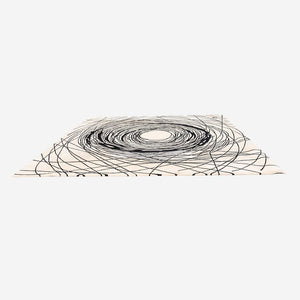 2000s DellaRobbia Studio DR Nest Wool Area Rug 12x12 feet in Warm Wood Tones