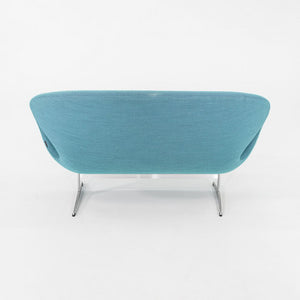 2018 Arne Jacobsen  for Fritz Hansen Swan Sofa in Steelcut Trio Turquoise Fabric