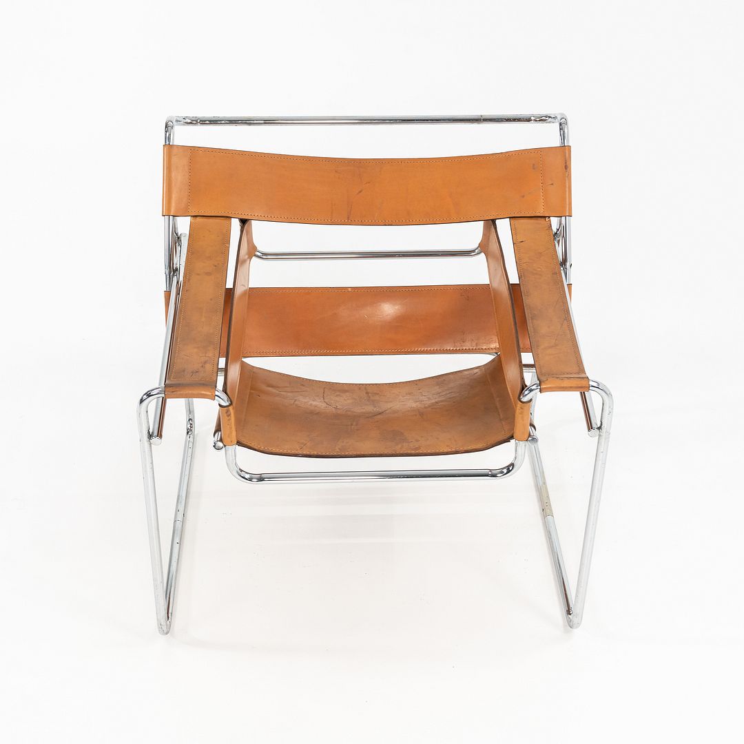 1958 B3 Wassily Chair by Marcel Breuer Attributed to Standard Mobel