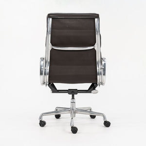 1999 Soft Pad Executive Desk Chair by Charles and Ray Eames for Herman Miller in Brown Leather, 5x Available