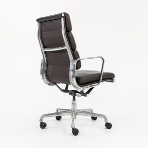 1999 Soft Pad Executive Desk Chair by Charles and Ray Eames for Herman Miller in Brown Leather, 5x Available