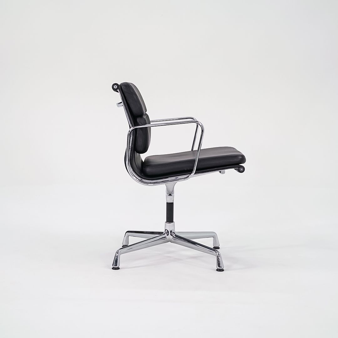 2000 Soft Pad Management Chair, EA208 by Charles and Ray Eames for Vitra in Black Leather 10x Available