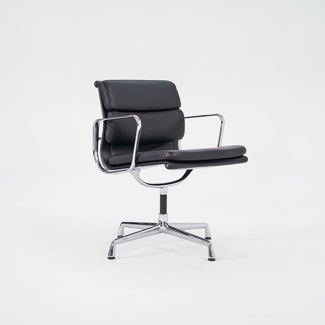 2000 Soft Pad Management Chair, EA208 by Charles and Ray Eames for Vitra in Black Leather 10x Available