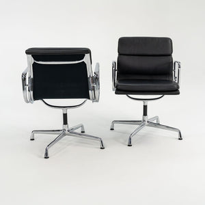 2000 Soft Pad Management Chair, EA208 by Charles and Ray Eames for Vitra in Black Leather 1x Available