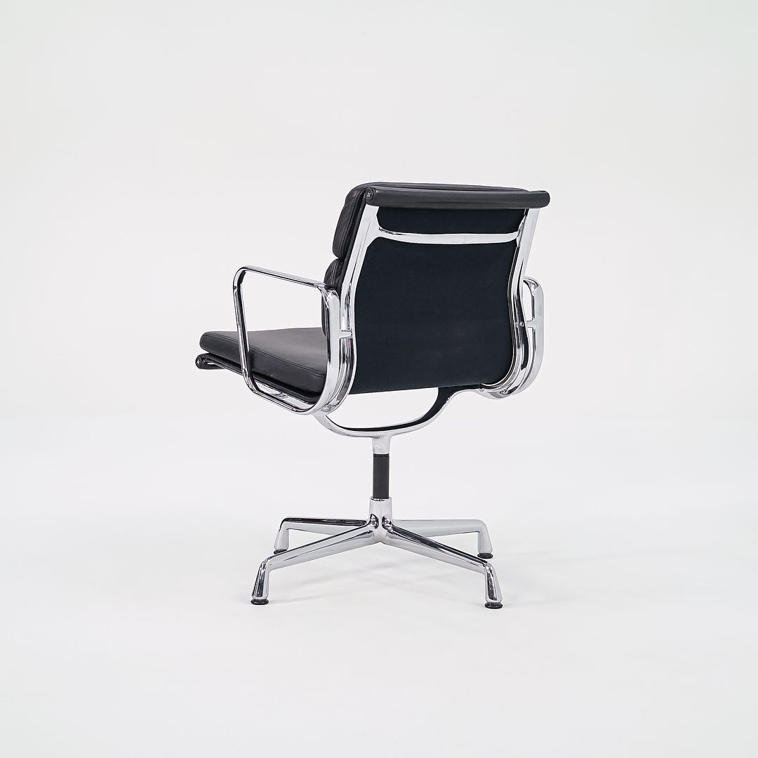 2000 Soft Pad Management Chair, EA208 by Charles and Ray Eames for Vitra in Black Leather 10x Available