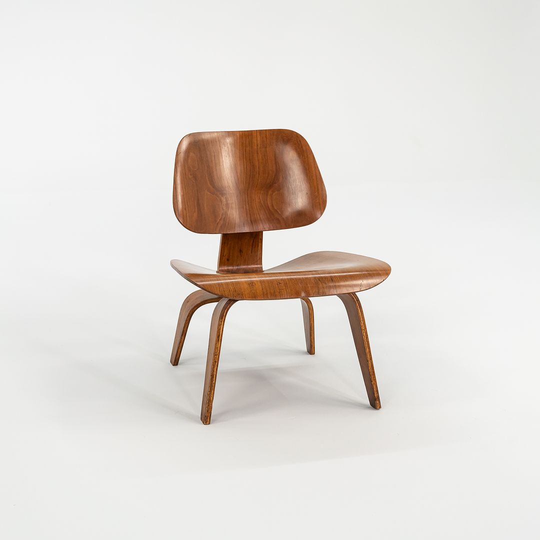 SOLD 1946 LCW Chair by Ray and Charles Eames for Evans Products Walnut, Steel