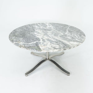 1990s Alpha Conference Table, Model TA.2.60M by Nicos Zographos for Zographos Designs in Polished Stainless Steel and Grey Marble