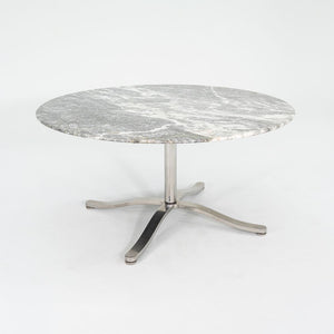 1990s Alpha Conference Table, Model TA.2.60M by Nicos Zographos for Zographos Designs in Polished Stainless Steel and Grey Marble