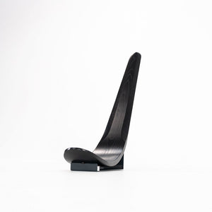 1991 Chip Chair by Carlo Mo for Tecno in Ebonized Oak and Enameled Steel