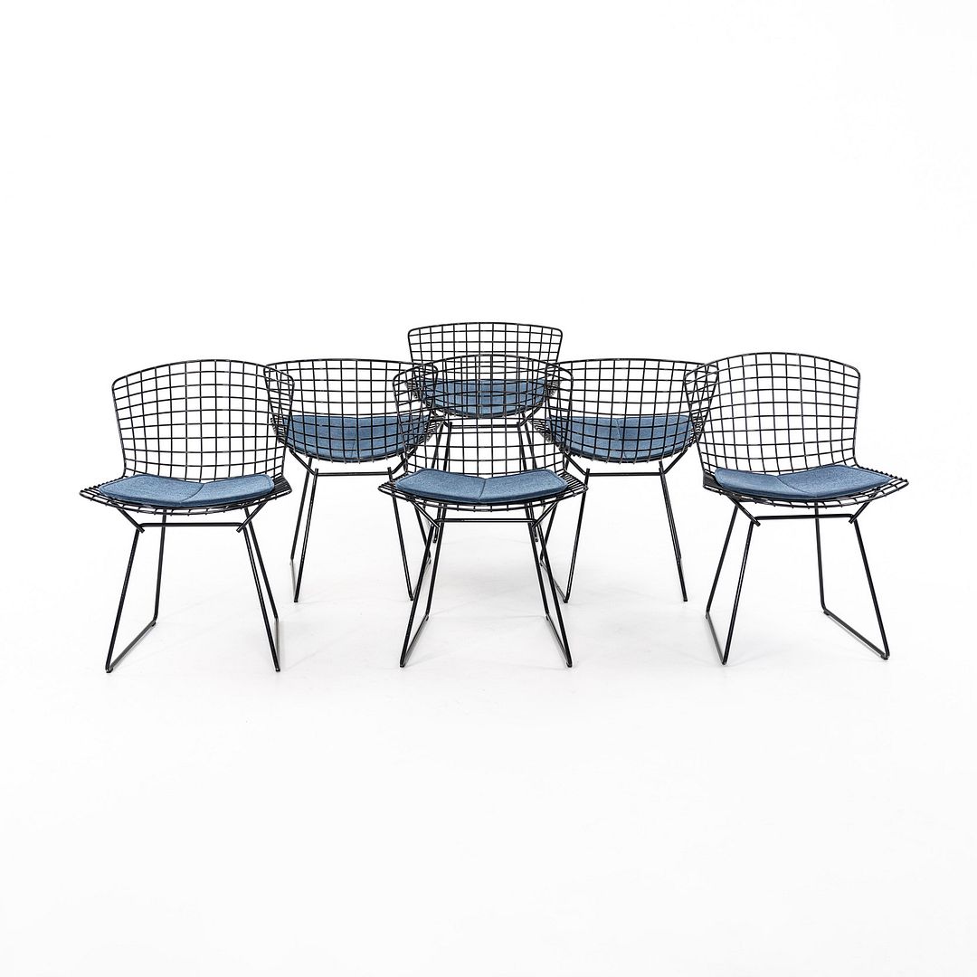 SOLD 2010s Bertoia Side Chair, Model 420C by Harry Bertoia for Knoll 4x Available