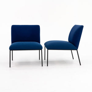 2018 Tondo Lounge Chair by Stefan Borselius for Fogia in Blue Fabric 4x Available