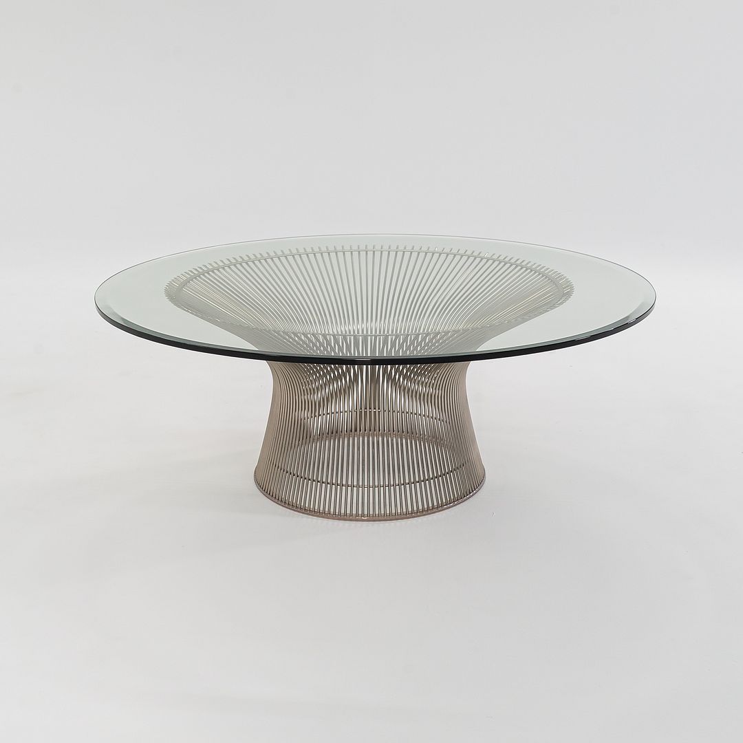 SOLD 2000s Platner Coffee Table, Model 3714T by Warren Platner for Knoll 36 inch