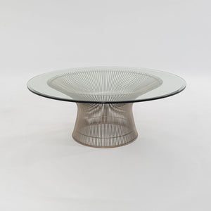 SOLD 2000s Platner Coffee Table, Model 3714T by Warren Platner for Knoll 36 inch