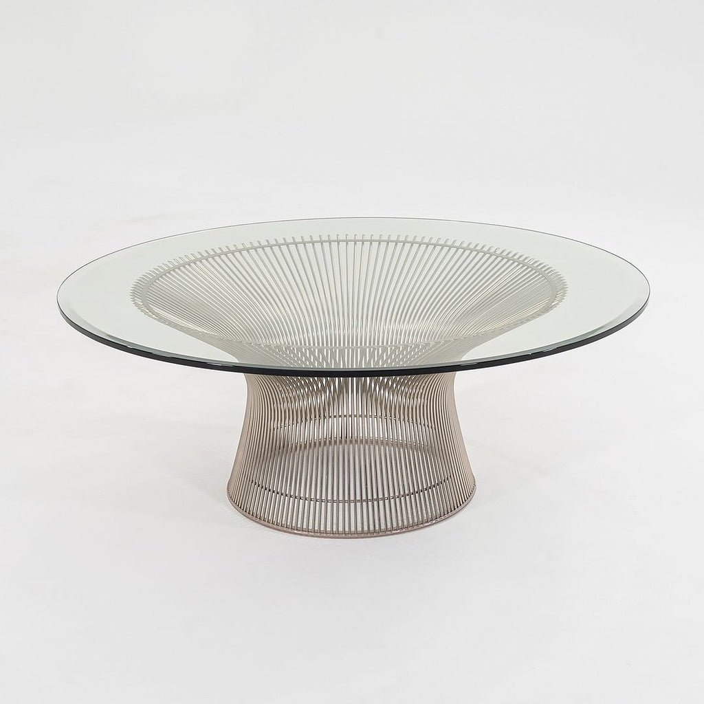 SOLD 2000s Platner Coffee Table, Model 3714T by Warren Platner for Knoll 36 inch