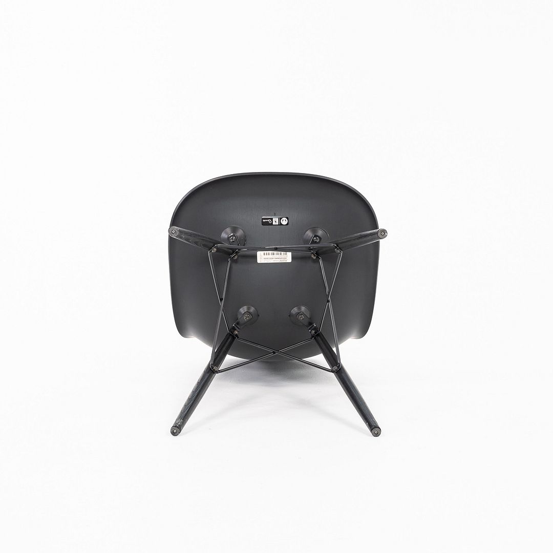 2019 DSW Side Chair with Dowel Base by Charles and Ray Eames for Herman Miller in Ebonized Wood 5x Available