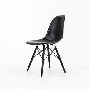2019 DSW Side Chair with Dowel Base by Charles and Ray Eames for Herman Miller in Ebonized Wood 5x Available