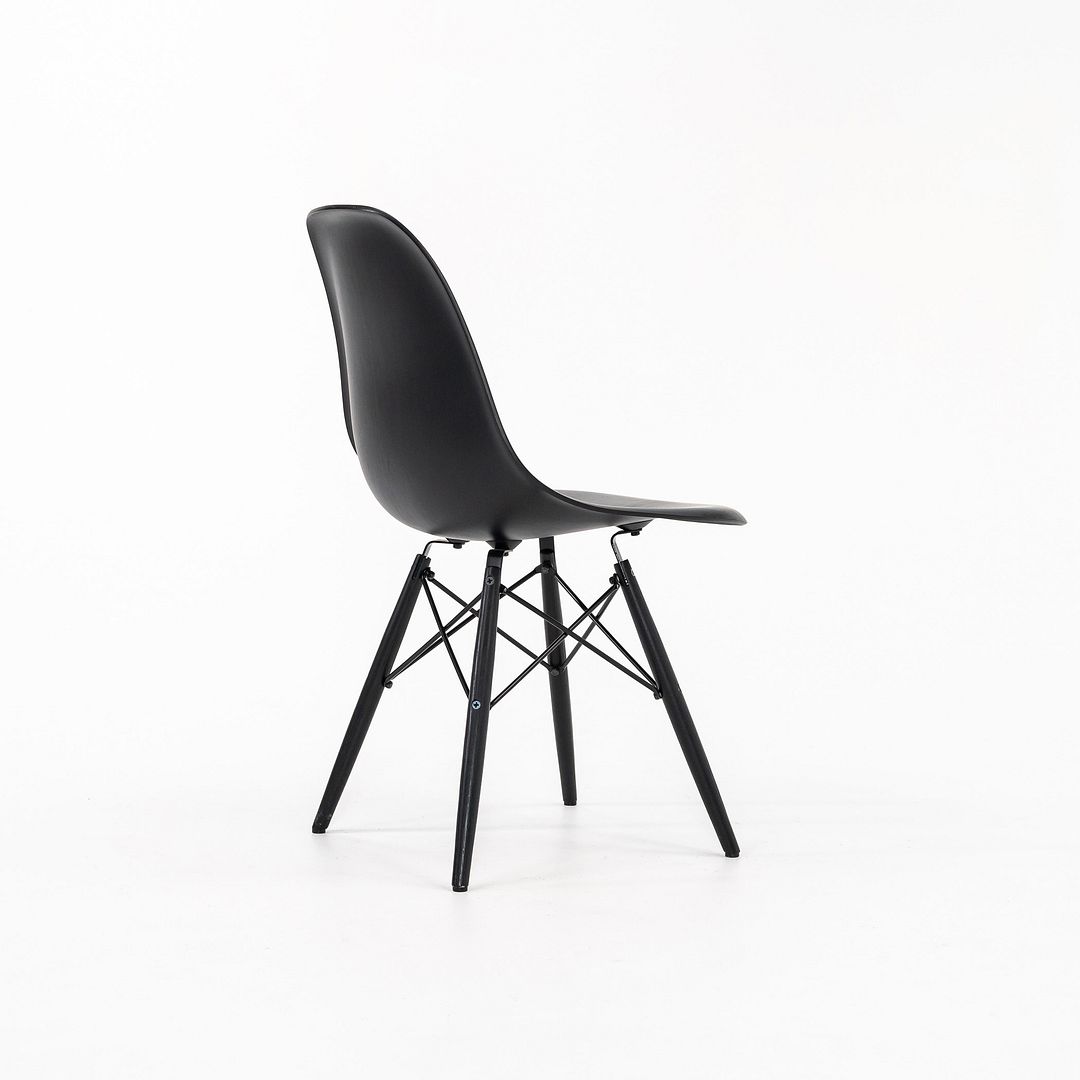 2019 DSW Side Chair with Dowel Base by Charles and Ray Eames for Herman Miller in Ebonized Wood 5x Available