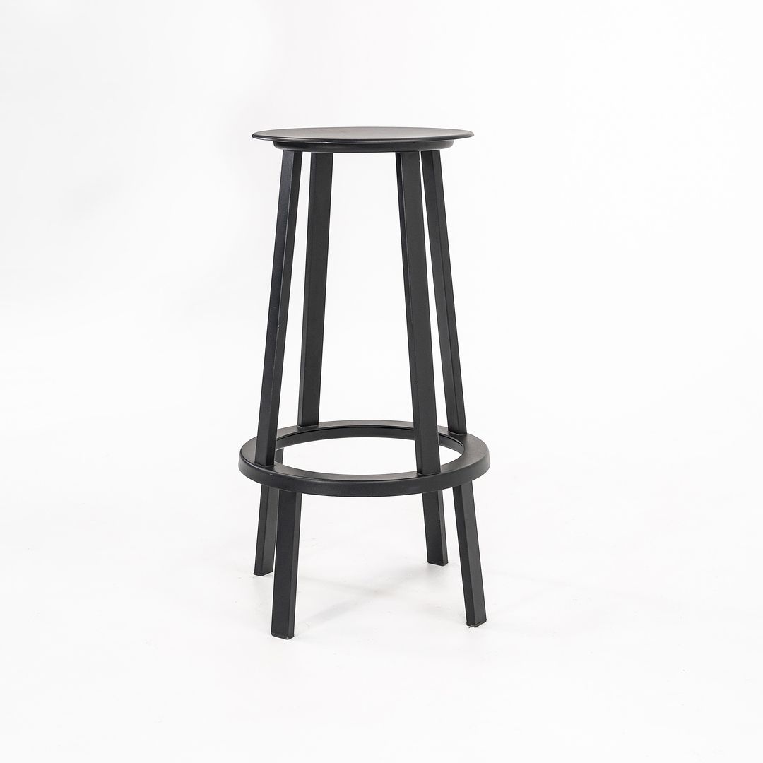 SOLD 2010s Hay Revolver Bar Stools by Leon Ransmeier in Black 6x Available
