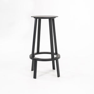 SOLD 2010s Hay Revolver Bar Stools by Leon Ransmeier in Black 6x Available