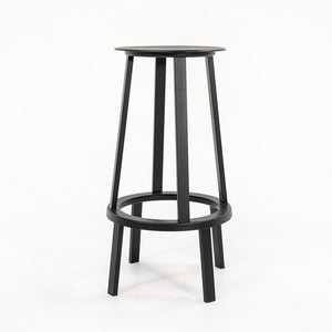 SOLD 2010s Hay Revolver Bar Stools by Leon Ransmeier in Black 6x Available