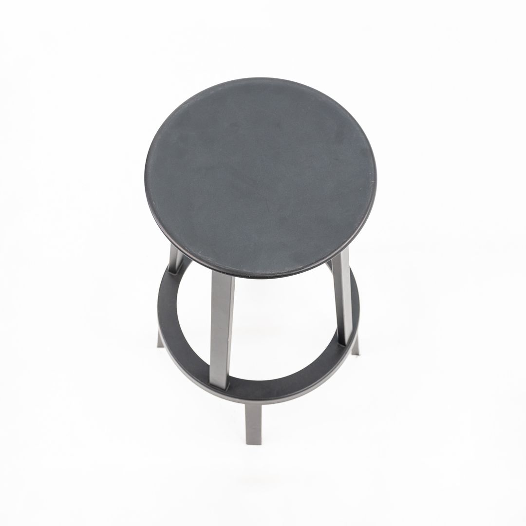 SOLD 2010s Hay Revolver Bar Stools by Leon Ransmeier in Black 6x Available