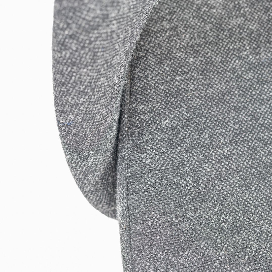 2015 Eero Saarinen for Knoll Armless Executive Side Chair in Charcoal Hopsack