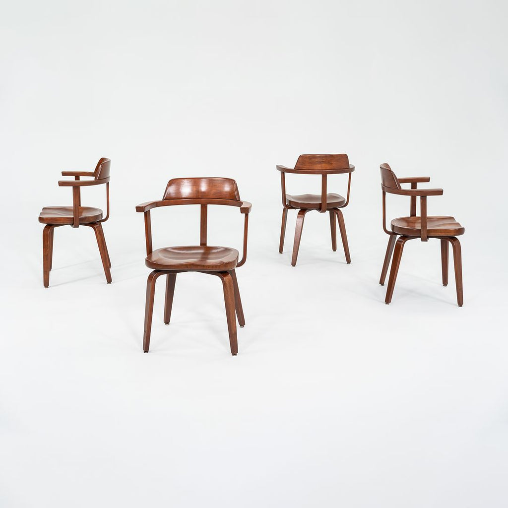 1951 Set of Four W199 Chairs By Ben Thompson And Walter Gropius For Thonet