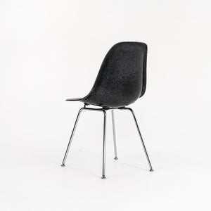 SOLD C. 2018 Modernica Fiberglass Dining / Side Shell Chair in Black with Chrome H Base 2x Available
