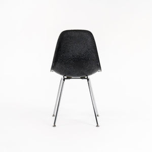 SOLD C. 2018 Modernica Fiberglass Dining / Side Shell Chair in Black with Chrome H Base 2x Available