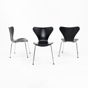 SOLD 1998 Series 7 Chair, Model 3107 by Arne Jacobsen for Fritz Hansen in Ebonized Ash 7x Available