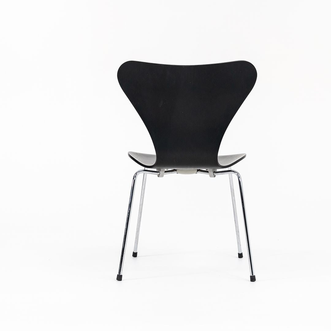 SOLD 1998 Series 7 Chair, Model 3107 by Arne Jacobsen for Fritz Hansen in Ebonized Ash 7x Available