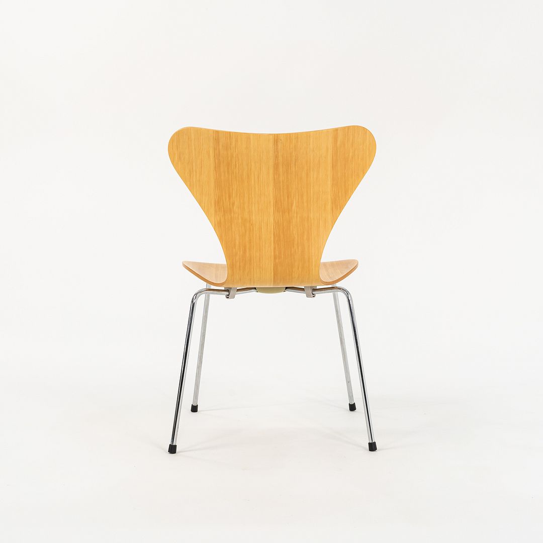 1998 Fritz Hansen Series 7 Side Chair, Model 3107 by Arne Jacobsen for Fritz Hansen in Beech, Sets Available